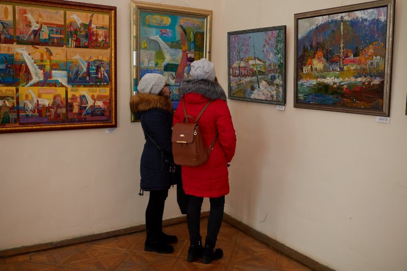 Музей “Дрогобиччина”:  У Дрогобичі відбулося відкриття виставки «У світі кольорових вражень» Романа Опалинського та Миколи Качура
