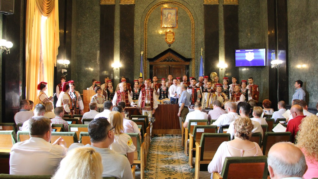 У Дрогобицькій міській раді відбулися урочистості з нагоди Дня Конституції України. ФОТО. ВІДЕО