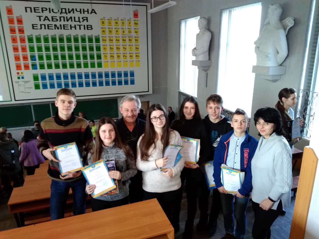 Вітаємо переможців обласного етапу Всеукраїнської учнівської олімпіади з хімії!