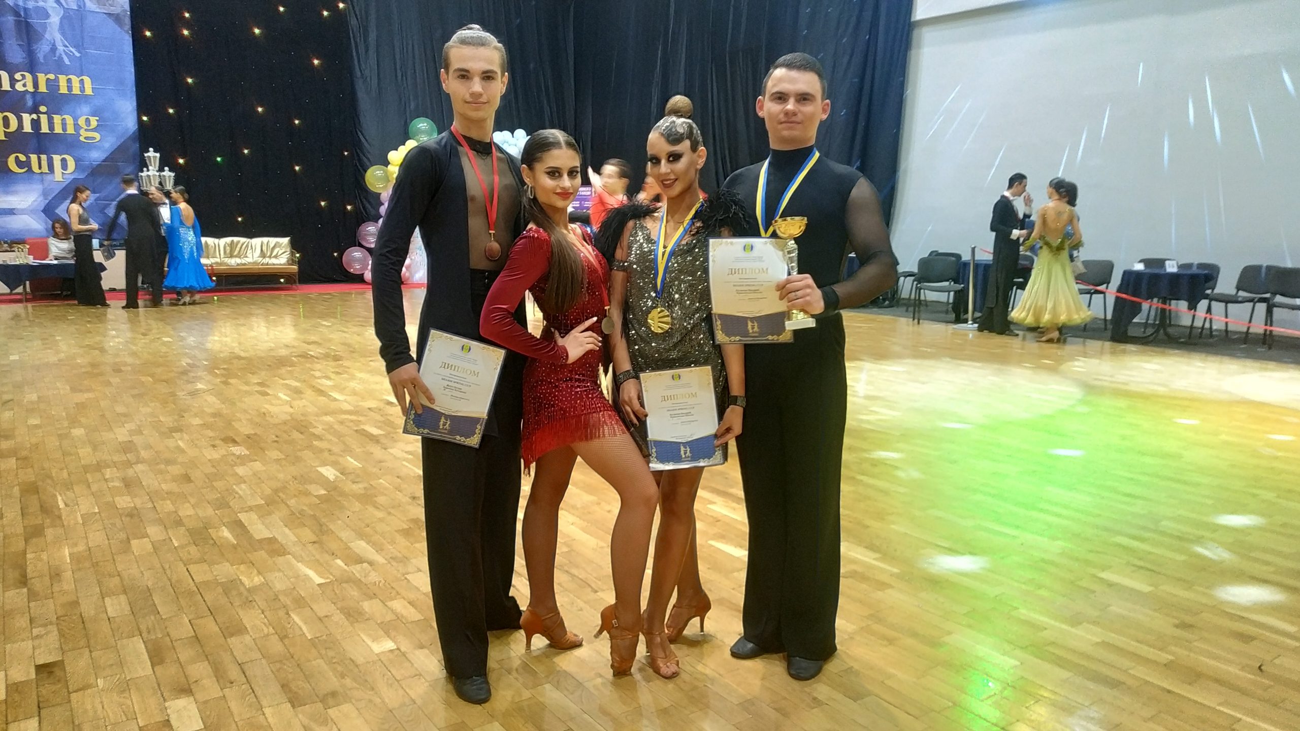 Представники клубу бального танцю «Олімп» посіли призові місця на міжнародних змаганнях