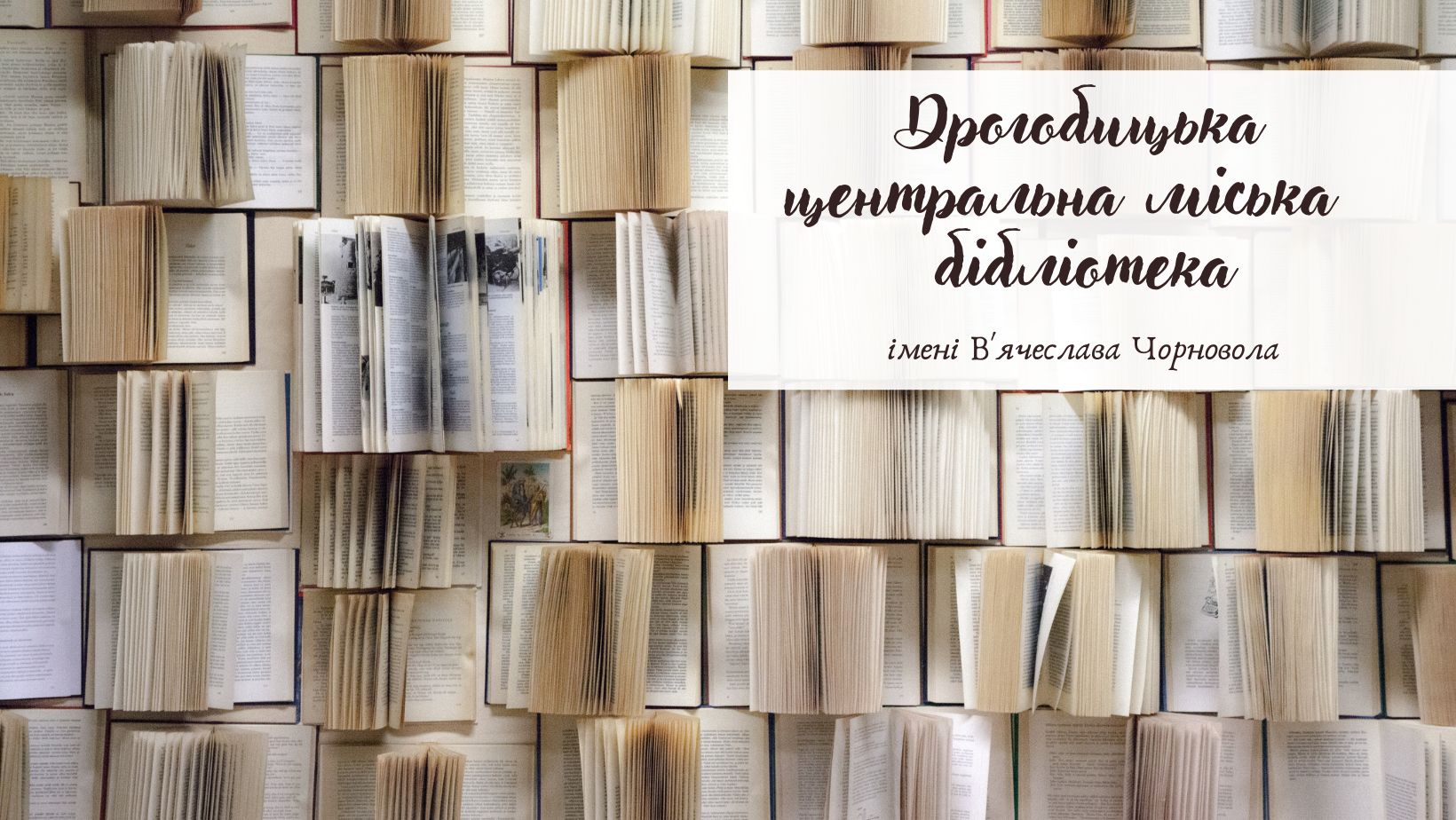 «Подаруй бібліотеці книгу»: у Дрогобичі триває акція з поповнення бібліотечних фондів друкованими новинками