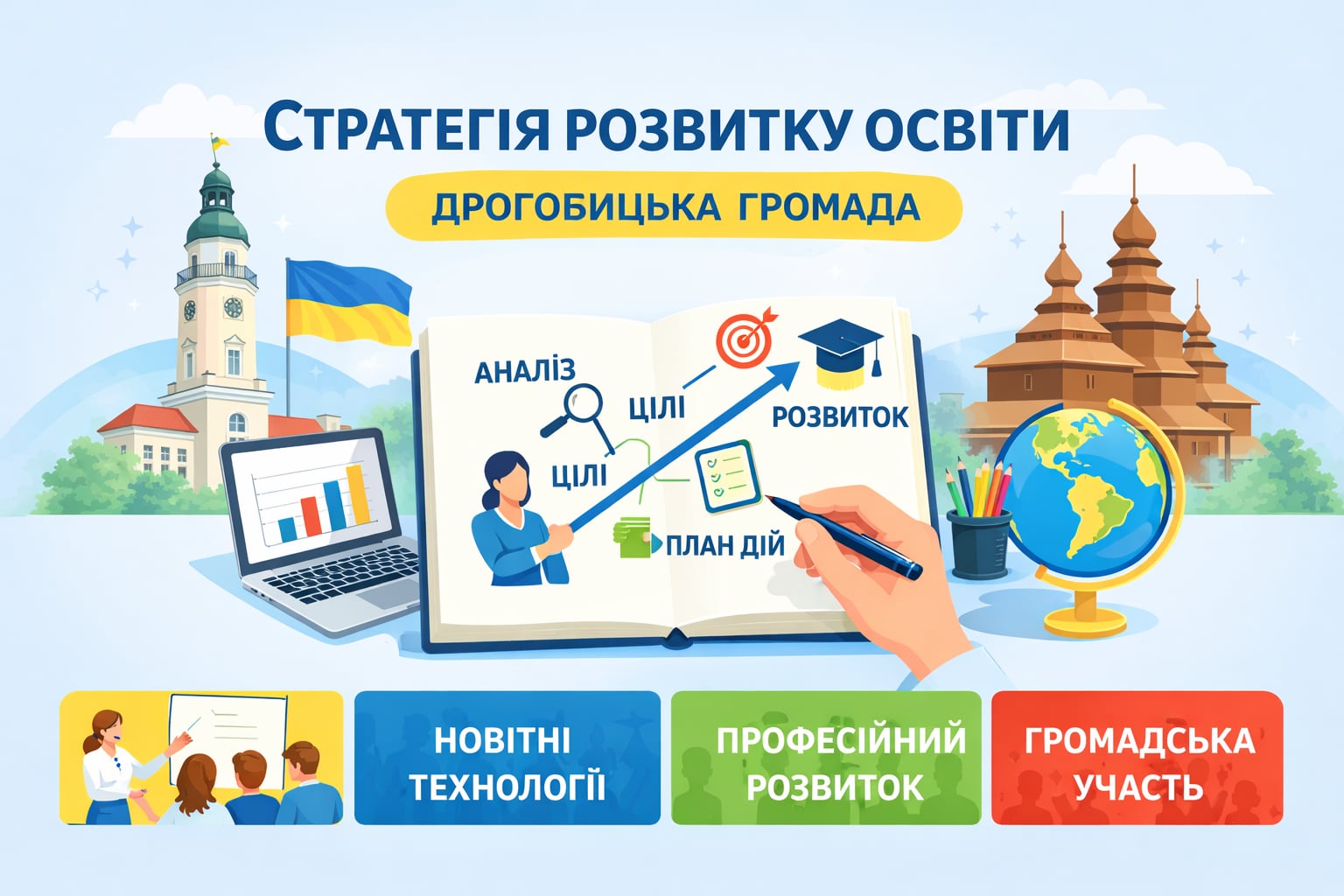 У Дрогобичі напрацюють Стратегію розвитку освіти громади на 2026–2033 роки
