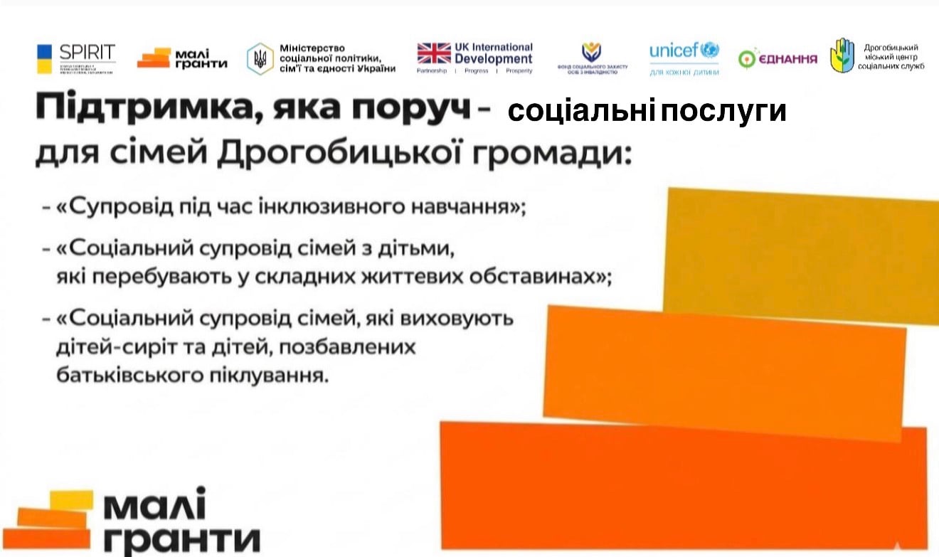 Підтримка, яка поруч: соціальні послуги для сімей громади